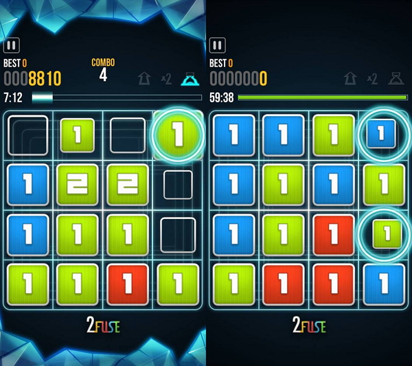 配對方法是將同色的 1 與 1 、 2 與 2 結合。(圖片來源/2Fuse)