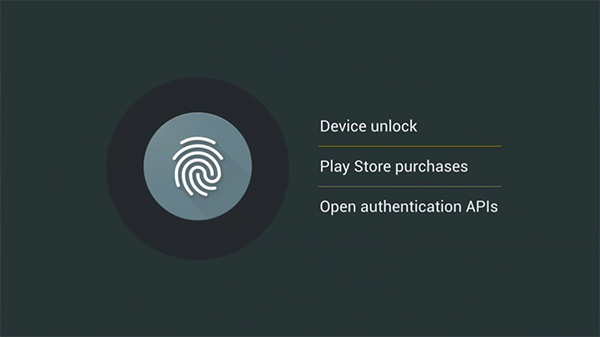指紋辨識部分將提供裝置解鎖、APP 線上購買、開啟加密應用等服務