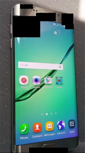 S6 Plus 諜照曝光!看起來和 S6 Edge 很相似。(圖片來源/Marques Brownlee Youtube)