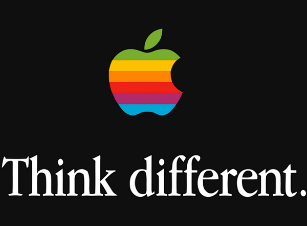 著名的「Think Different」(不同凡想)廣告也是於1999年提出的。(圖片來源/蘋果)