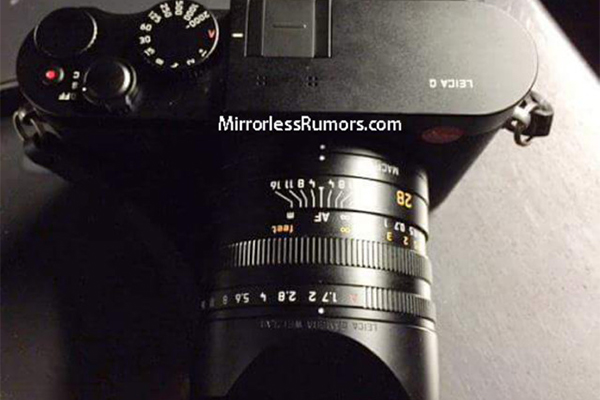 Leica Q 的機身上方照,基本上可看出採用全金屬機身的設計(圖片來源/擷取自 mirrorlessrumors 網站)