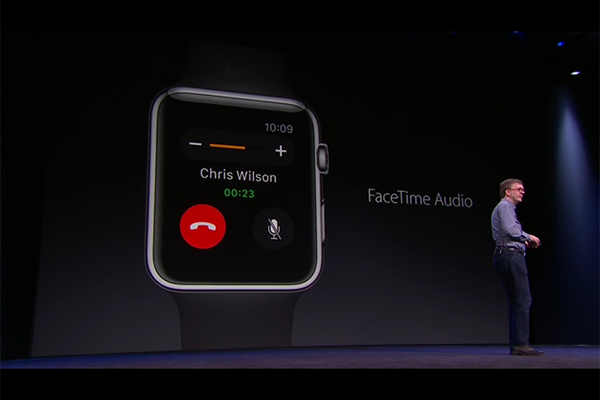 支援 FaceTime 語音即時通話