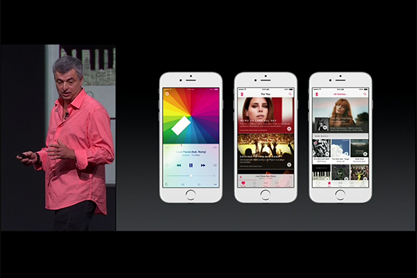 Apple Music 將有「My Music、 For You、 New」三大主要功能(圖片來源/擷取自 Apple 官網)
