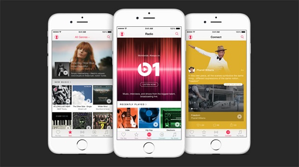 全新的音樂服務 Apple Music 推出,前三個月免費(圖/蘋果)