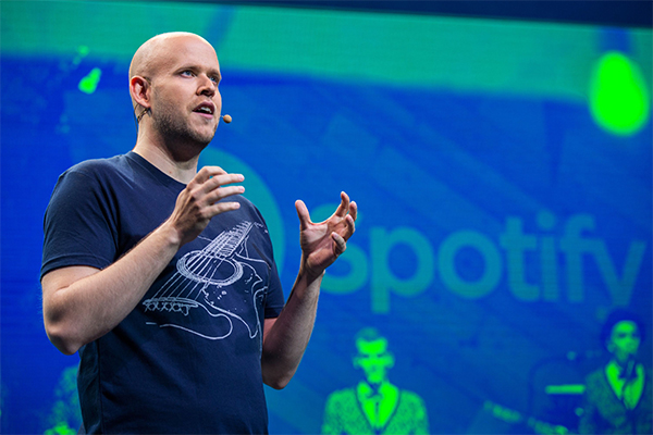 在得知 Apple 發表 Apple Music 線上音樂服務後,Spotify 的 CEO Daniel Ek, 發表了簡單的回應(圖片來源/法新)