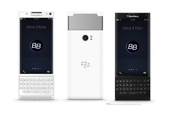 據傳這款滑蓋手機就是BlackBerry的首款Android機型。（圖／TechGlen）