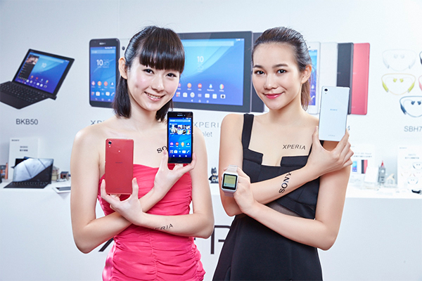 將一併發表的 M4 Aqua 中階防水手機也傳萬元有找的售價(圖片來源/Sony Mobile Taiwan)