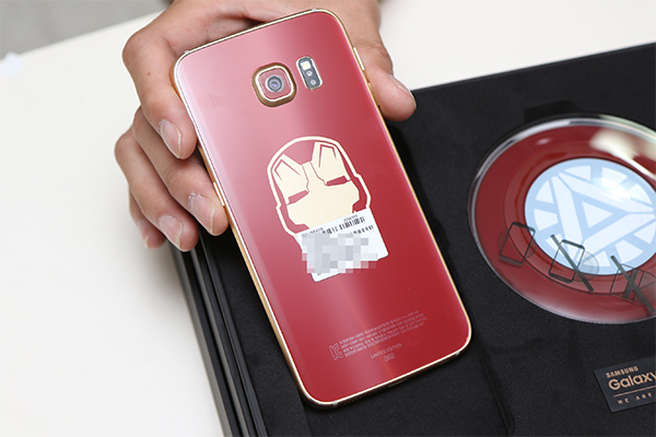 S6 Edge 鋼鐵人版機背設計