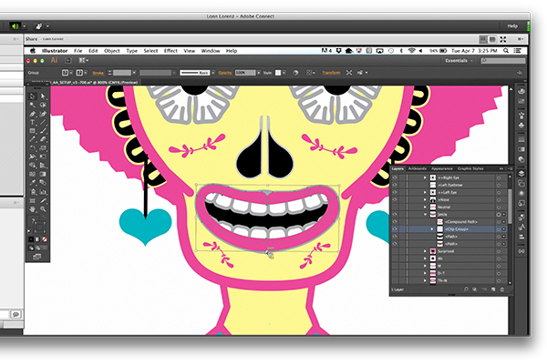 新的 Adobe Character Animator角色動畫功能可運用網路鏡頭追蹤面部移動、記錄對話,並將動作即時套用在預先設計的角色上
