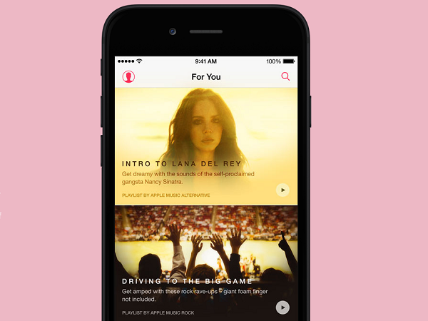 利用 Apple Music,讓更多用戶想要購買 iPhone 手機(圖片來源/Apple)