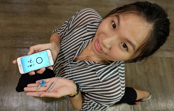 搭配 App 可開啟更多訓練項目(圖片來源/記者陳炳宏攝)