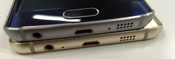 上方為Galaxy S6,下方為S6 Edge Plus。(圖片來源/Nowhereelse)