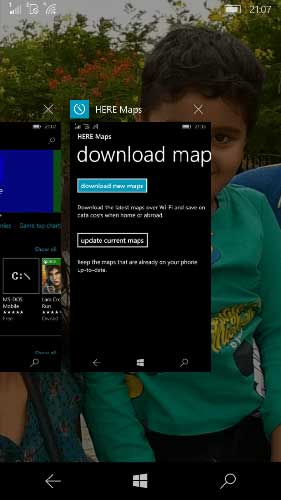 Windows 10 Mobile  將提供背景離線地圖下載功能(圖片來源/擷取自 nokiapoweruser 網站)