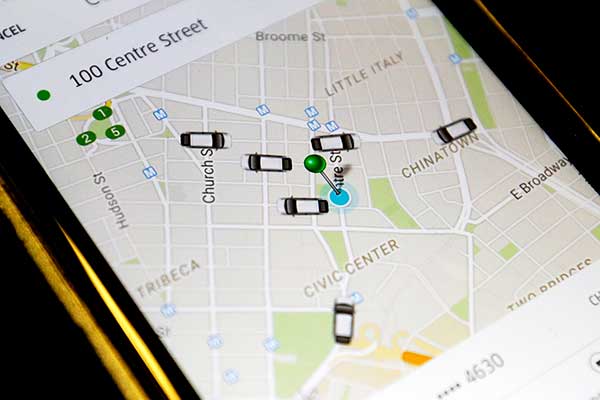 之後 Uber 的地圖基礎將會改為 Bing Map?(圖片來源/美聯)