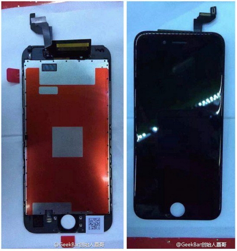 微博用戶@GeekBar 創始人磊哥貼出了 3 張號稱是 iPhone 6S 的諜照(圖片來源/微博GeekBar)