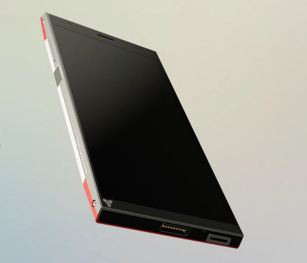其液態金屬機身結構,比鋼鐵還硬(圖片來源/Turing Phone)