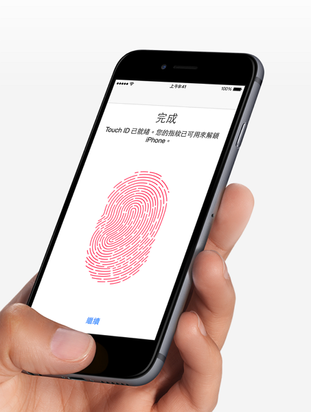 在這項測試報告中,沒有提到 iPhone 的 Touch ID 有這種狀況(圖片來源/Apple)