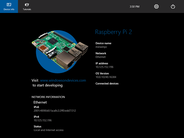 Raspberry Pi 2 的 GPIO 效能,從 8X 提升至 10X(圖片來源/Microsoft)