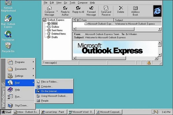 從 Windows 95 開始加入的「開始功能表」是很多用戶最習慣的操作方式(圖片來源/The Verge)