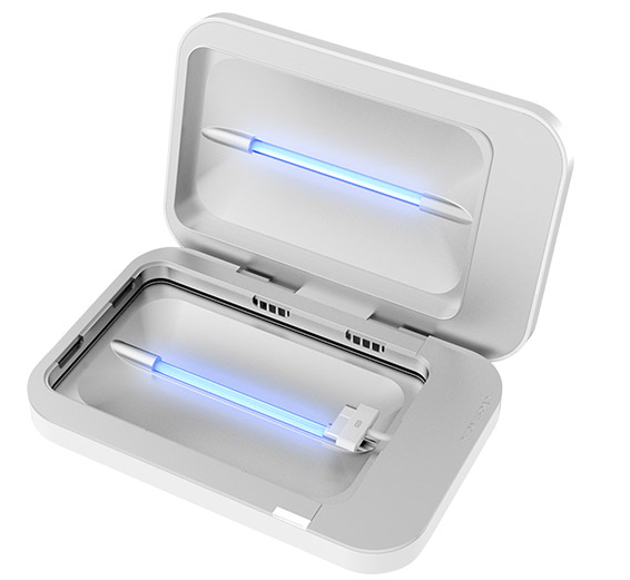 殺菌的方式是使用短波紫外線燈(圖片來源/PhoneSoap)