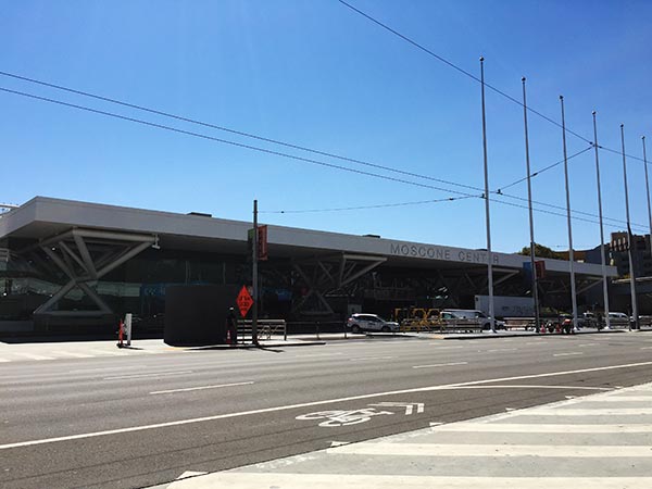 先前經常舉辦發表會的 MOSCONE Center