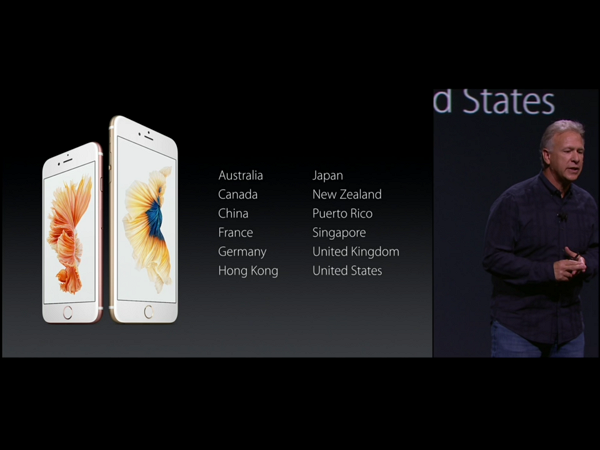 iPhone 6s 雙機 9/25 開賣 台灣仍未列首賣國
