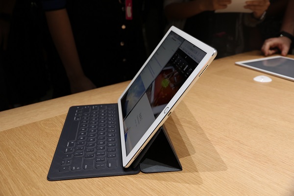 iPad Pro 可說是今年 Apple 秋季發表會上最亮眼的新品(圖片來源/記者陳宜豐攝)