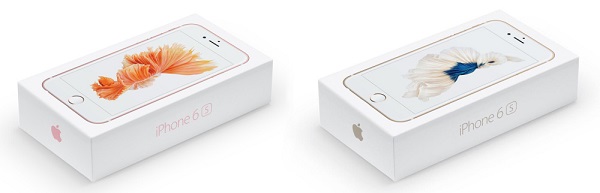 iPhone 6s 包裝盒上的封面變成鬥魚照片(圖片來源/Apple)
