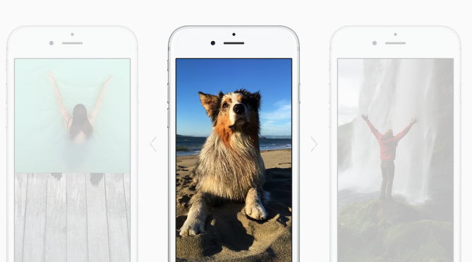 iPhone 6s 的 Live Photo 功能，恐怕會讓 16GB 的機種儲存空間快速耗盡（圖片來源／Apple）