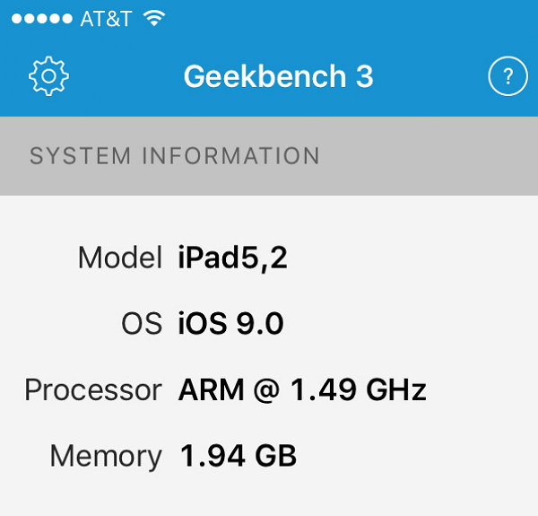 iPad mini 4 使用的是 1.5GHz Apple A8 處理器,搭載的記憶體為 2GB(圖片來源/Arstechnica)