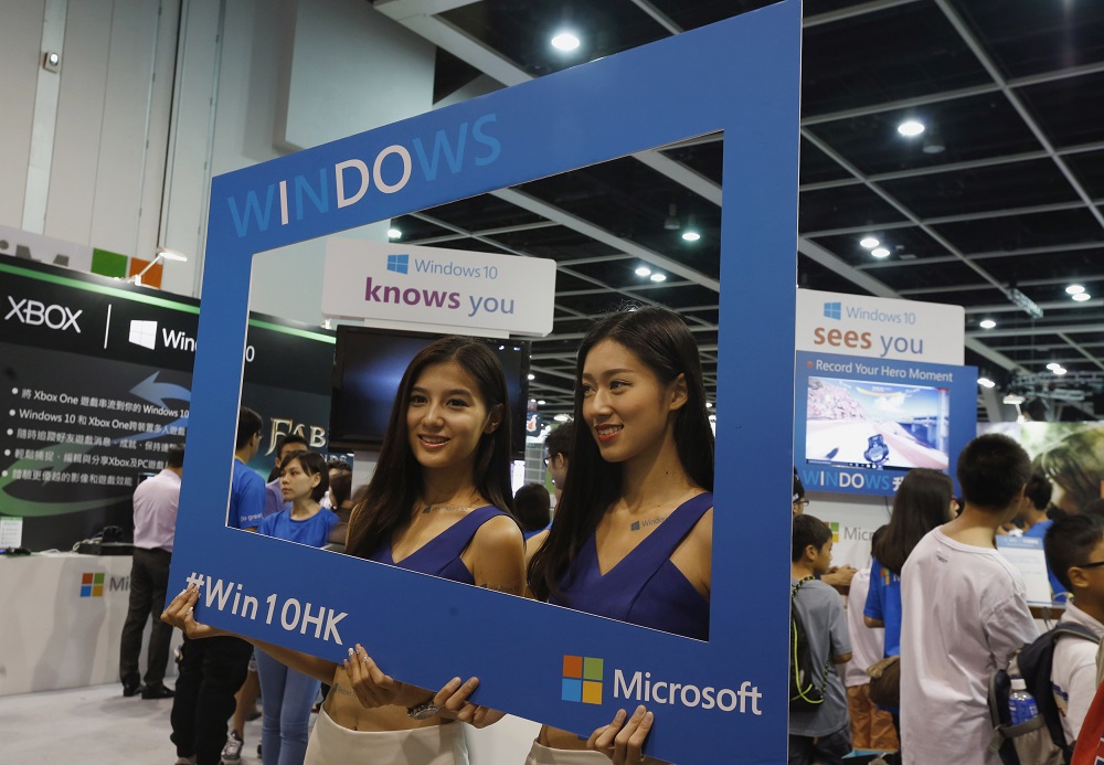 Microsoft 表示,他們不會像 Google 一樣,將用戶資料做為廣告投放用途(圖片來源/路透社)