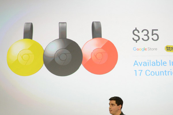 新版 Chromecast 的售價跟舊款相同,同為 35 美元(圖片來源/擷取自 Engadget 網站)