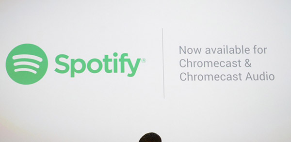支援 Spotify 等線上音樂 App(圖片來源/擷取自 Engadget 網站)