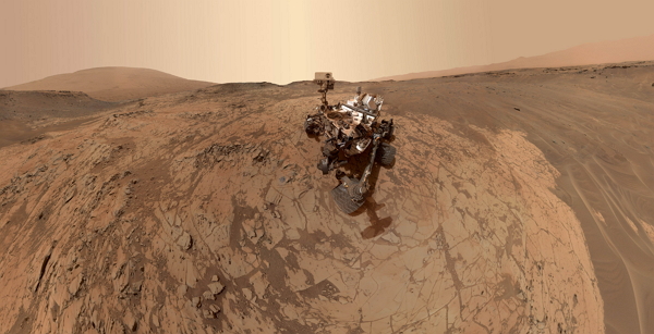 目前人類送上火星最重的物體是 NASA 的探測車「好奇號」圖片來源/法新社)