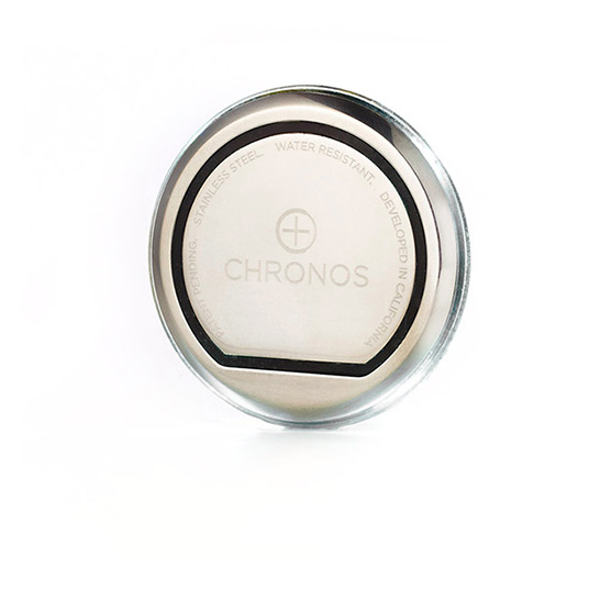 採用圓形設計,可以隱藏在手錶被面(圖片來源/Chronos)