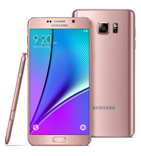 三星宣布,旗艦機 Galaxy Note 5 將加入兩款全新的配色─銀色以及玫瑰金