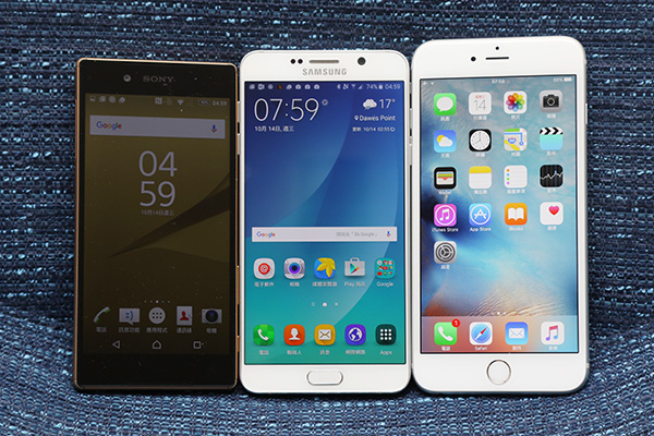 美型或是實用的抉擇!iPhone 6s 對 Note 5 對 Z5 實戰對決:外型篇