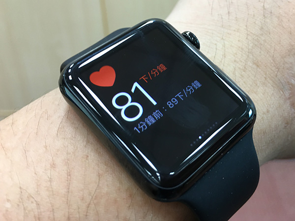 現在的 Apple Watch 可以測量穿戴者的心跳