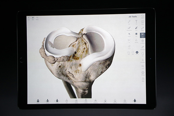 iPad Pro 的效能已經強化到可以處理 3D 繪圖機能了