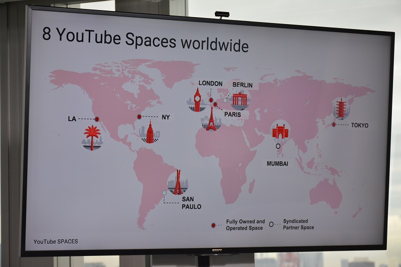 印度孟買也將新成立 YouTube Space 影音工作室(圖片來源/記者譚偉晟拍攝)
