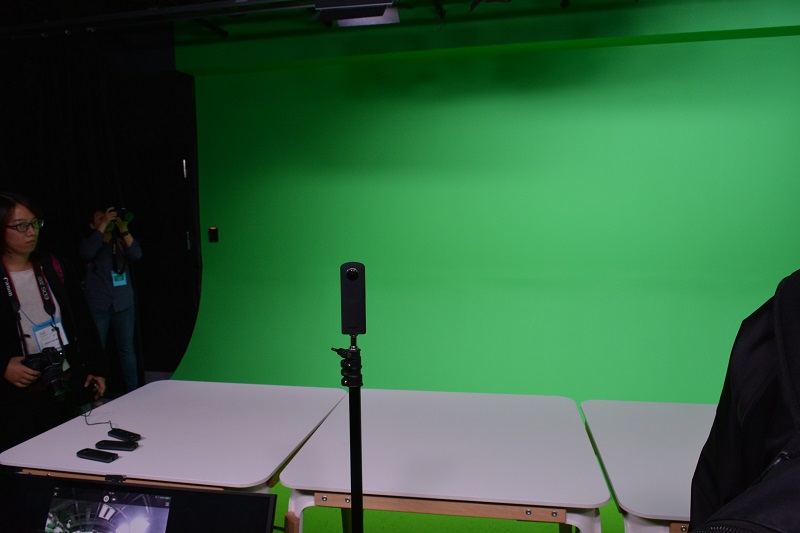 YouTube Space 影音工作室攝影棚(圖片來源/記者譚偉晟拍攝)