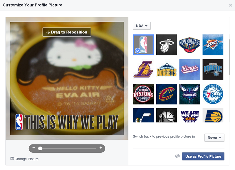 除了法國國旗外，還有多種圖樣可以選擇