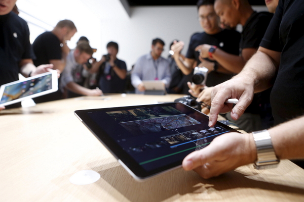 iPad Pro A9X 處理器生產商只有一個,日媒認為是台積電(圖片來源/路透)
