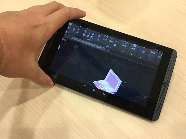 在 Android 平板上也可跑重量級的 3D 繪圖軟體喔