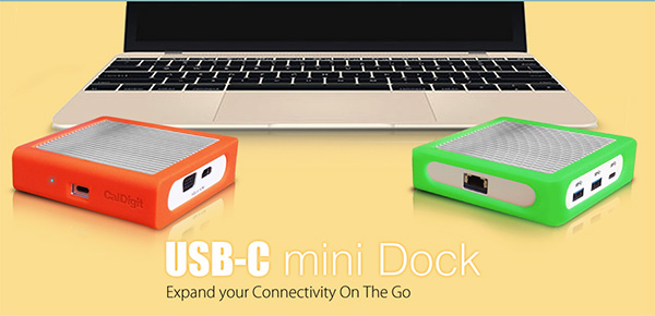 同時也推出較為輕巧的 USB-C Dock Mini(圖片來源/擷取自 Caldigit 官網)