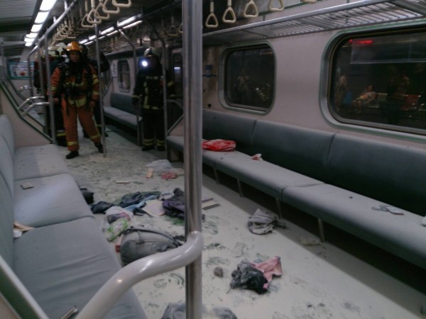 昨(7日)晚間台鐵1258次區間車驚傳爆炸事件,最新傷患人數為25人。(台鐵提供)