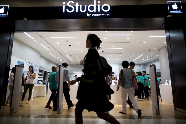 蘋果 2016 年可能收購的公司，是雲端儲存軟體公司  Box 和 DropBox。（圖片來源／彭博社）