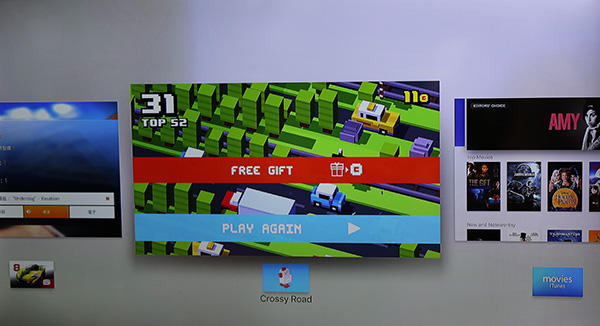也有像是如 Crossy Road 這樣打發時間的輕鬆小品