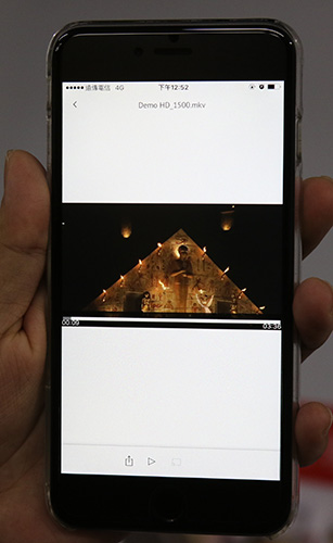 也可以直接在 APP 內開啟如影片、照片、文件等內容。