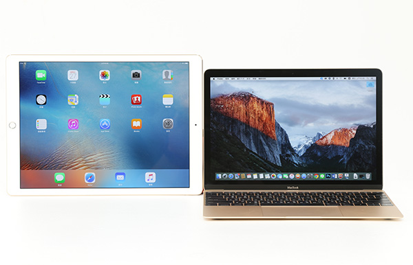 跟 12 吋的 Macbook  筆電相比
